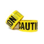 865 Yellow Caution Tape 3" x 1000'